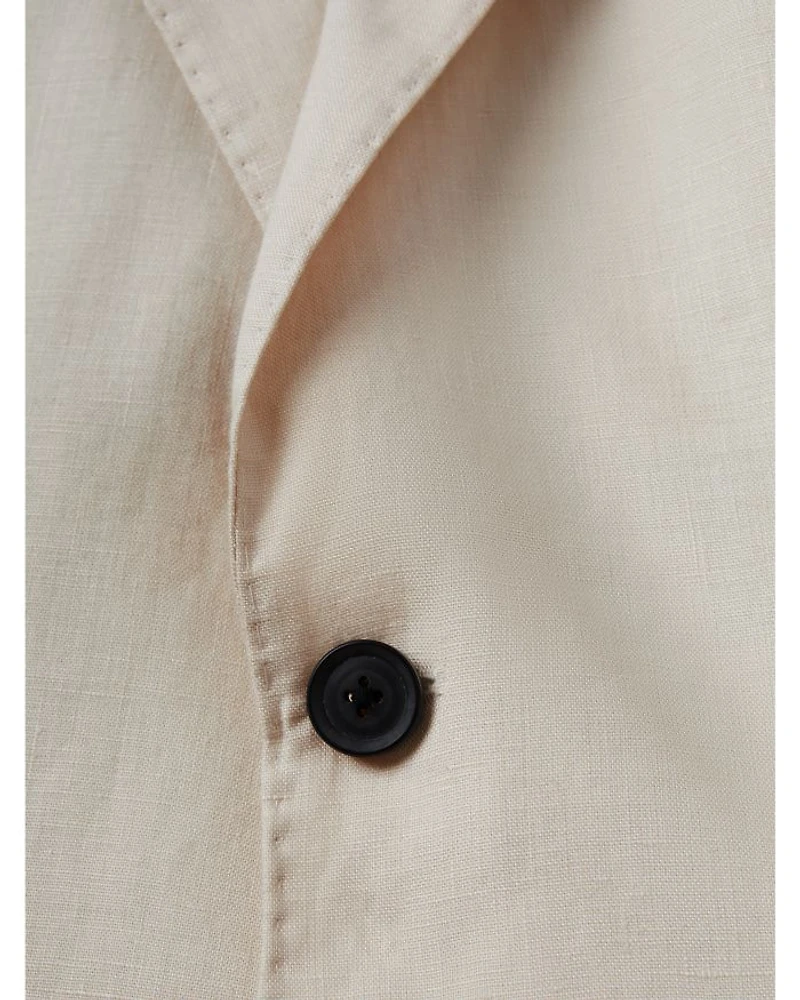 Kin Linen Slim Fit Suit Jacket