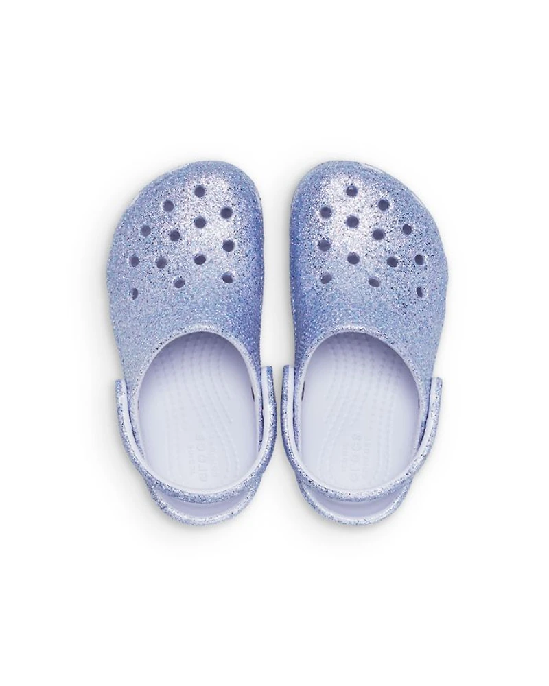 Unisex Classic Glitter Clogs - Toddler