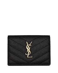 Saint Laurent Cassandre Matelasse Business Card Case