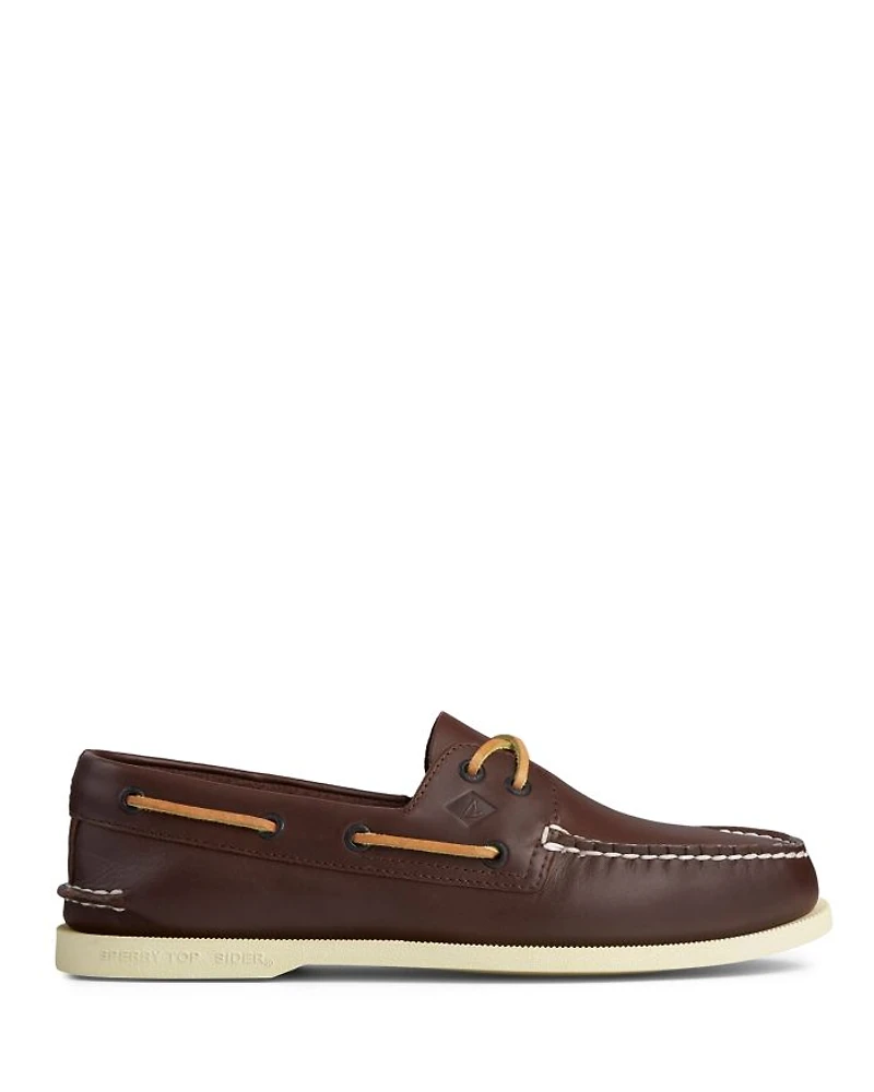 Men's Authentic Original Two Eye Leather Boat Shoes