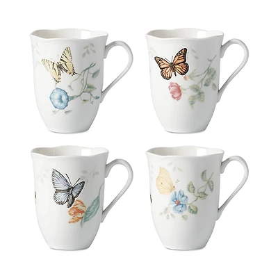 Lenox Butterfly Meadow Mug, Set of 4