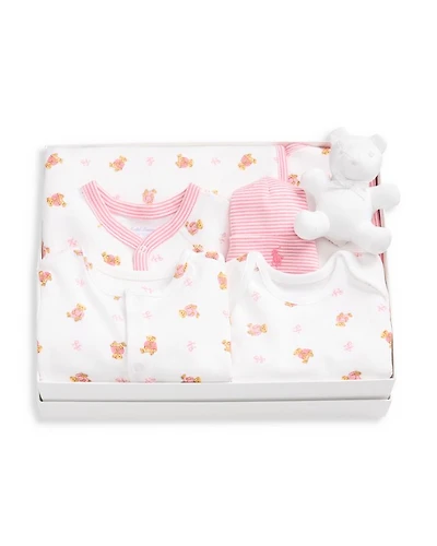 Girls' Polo Bear Cotton 7 Piece Gift Set - Baby