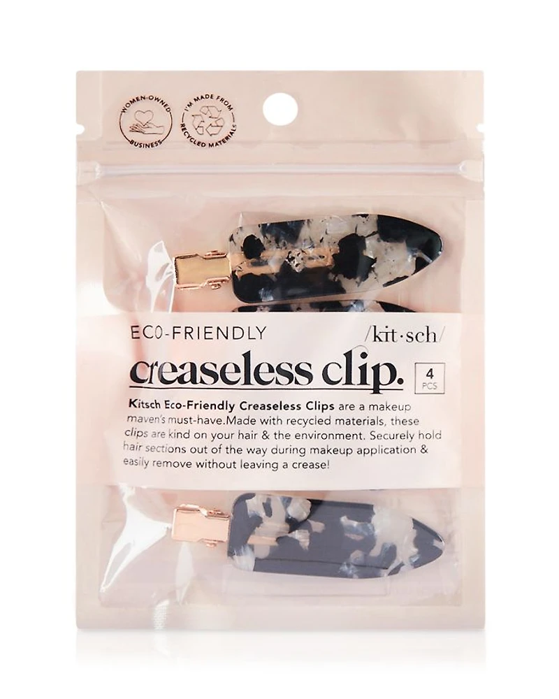 Creaseless Clips - Black Terrazo, Set of 4