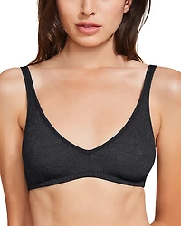 Eberjey Soft Stretch Recycled Lace Plunge Bralette