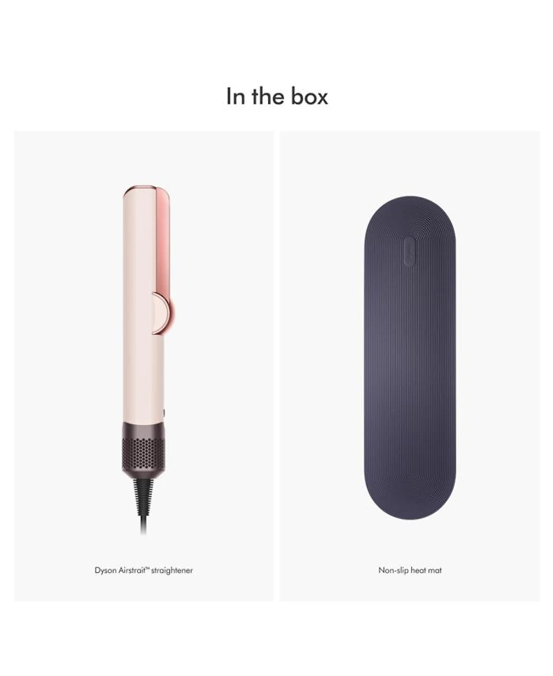 Airstrait™ Straightener | Ceramic Pink/Rose Gold