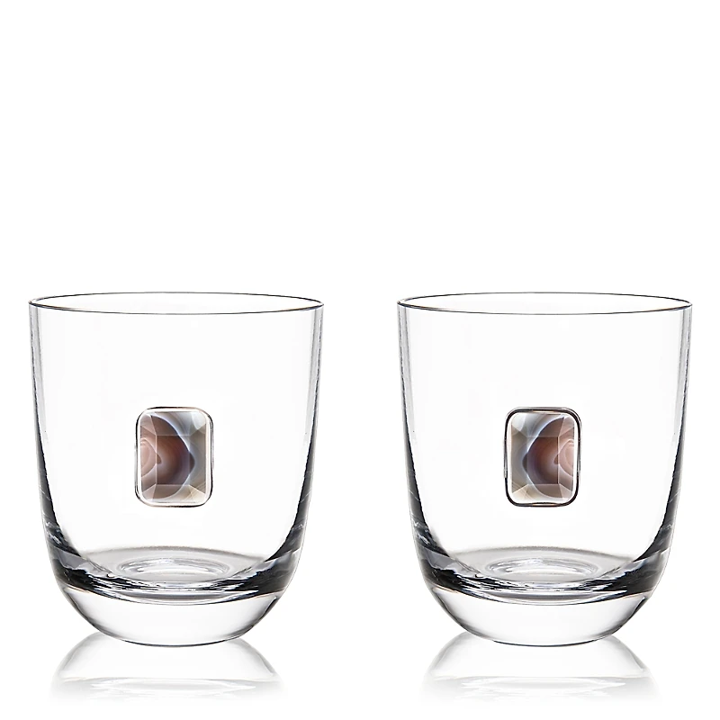 Anna new york Elevo Double Old-Fashioned Glasses, Set of 2