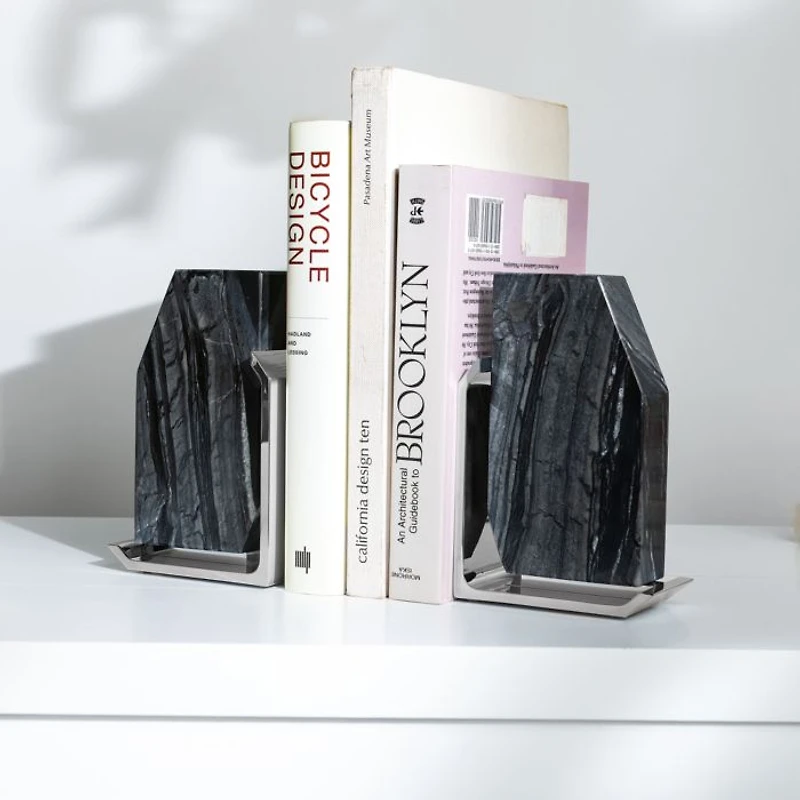 Fim Geo Bookends, Set of 2
