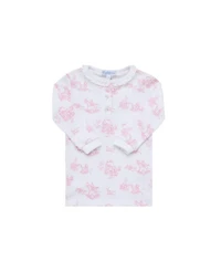 Girls' Pink Toile Print Pajama