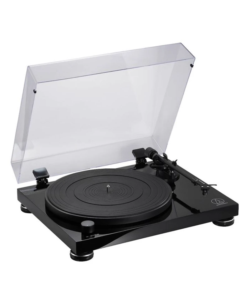 AT-LPW50PB Fully Manual Belt-Drive Turntable (Piano Black)