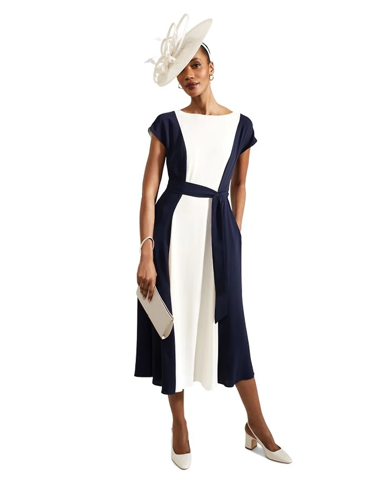 Emery Two Tone Midi Dress
