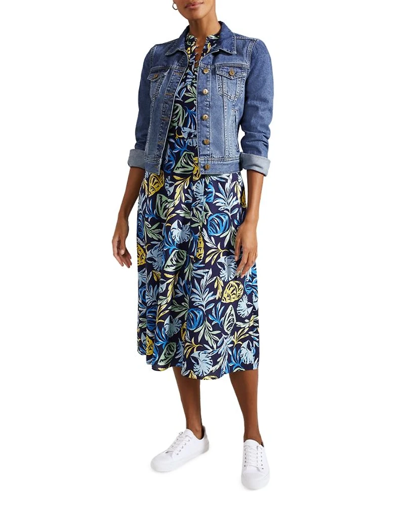 Merle Printed Midi Dress