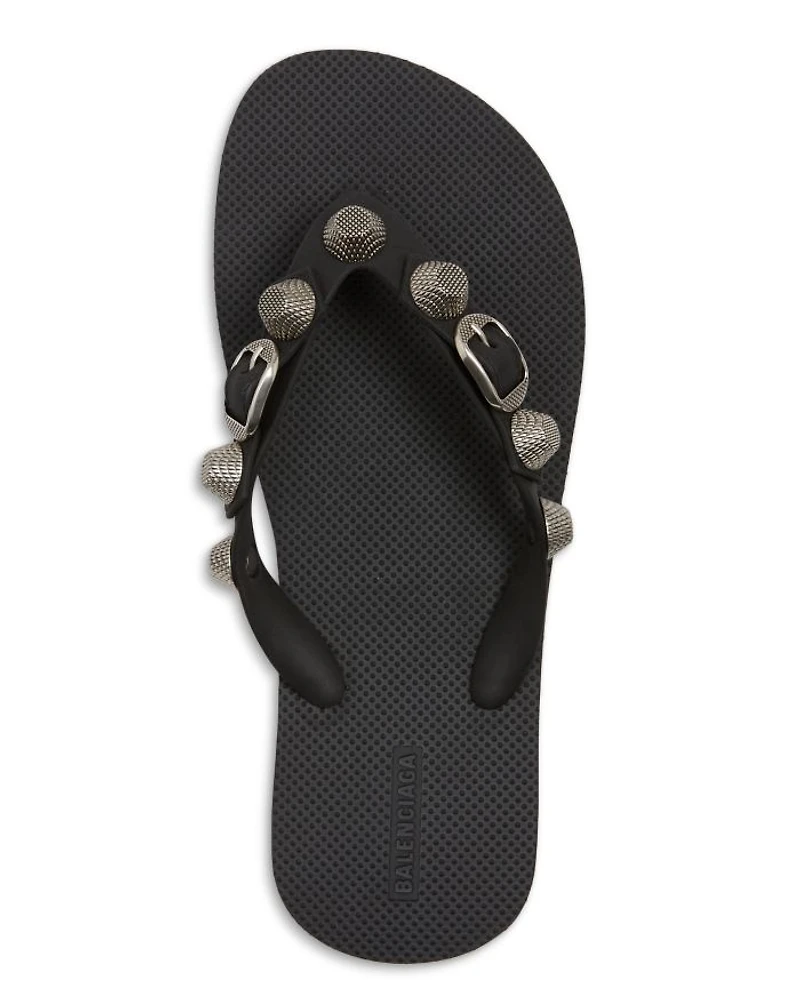 Women's Cagole Stud Flip Flop Sandals