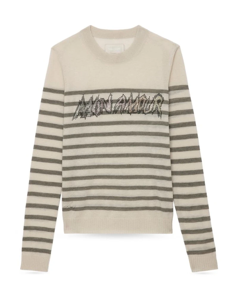 Source Cashmere Striped Sweater