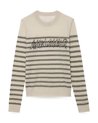 Source Cashmere Striped Sweater