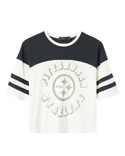 Junk Food Clothing Women's Nfl Pittsburgh Steelers Hail Mary Tee