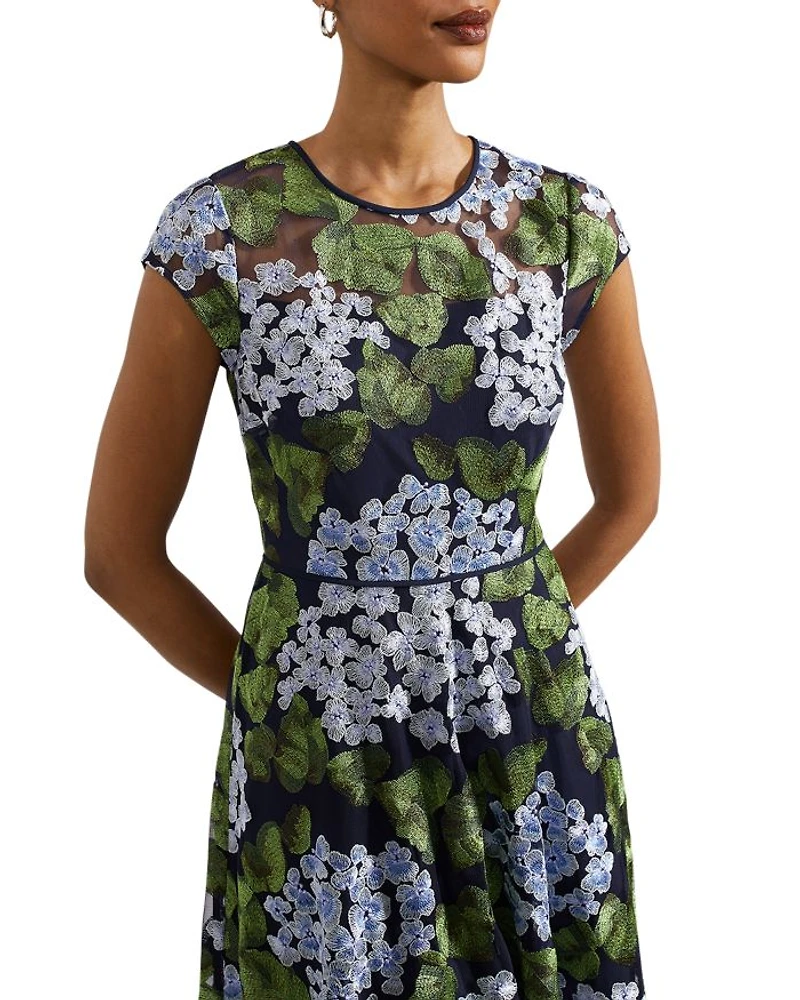 Iva Embroidered Dress