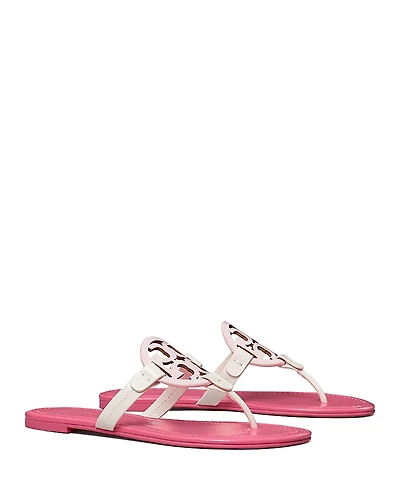 Tory Burch Women's Miller Slip On Embellished Thong Sandals