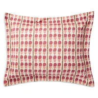 Fuchsia Daisy Suzani Standard Sham, Pair