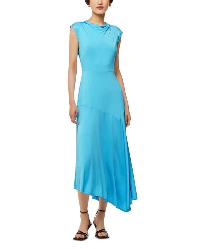 Iris Asymmetric Jersey Dress
