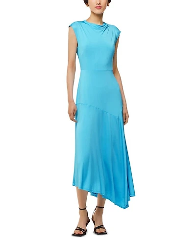 Iris Asymmetric Jersey Dress