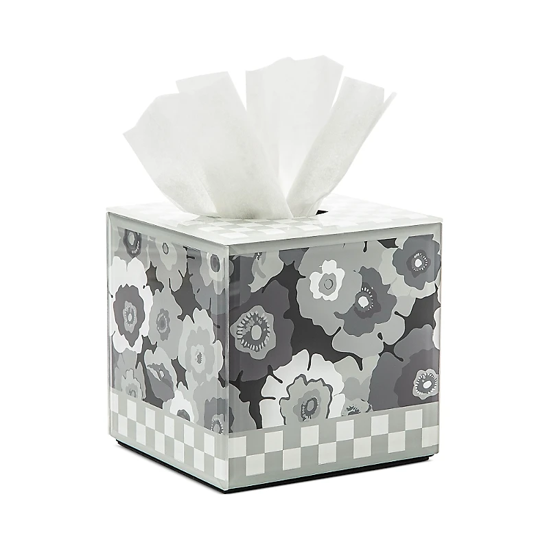 Mackenzie-Childs Always Flowers Boutique Tissue Box Cover