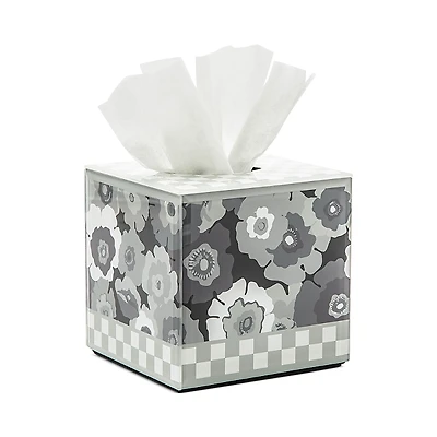Mackenzie-Childs Always Flowers Boutique Tissue Box Cover