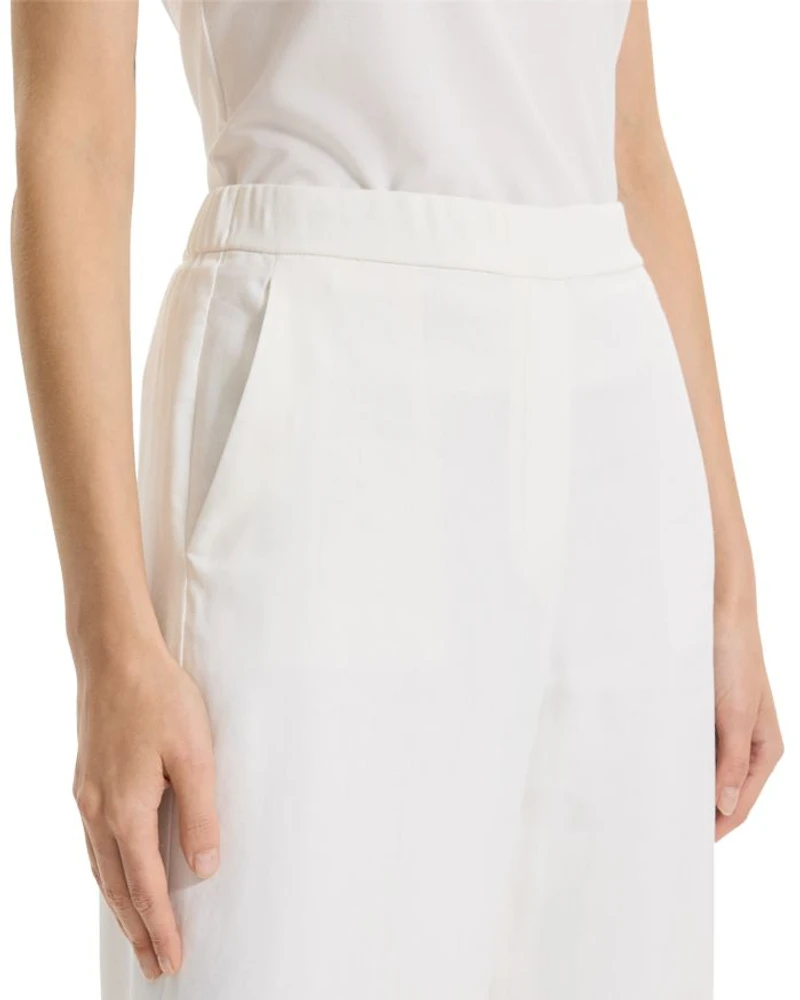Cropped Pull On Pants