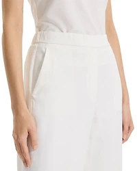 Cropped Pull On Pants
