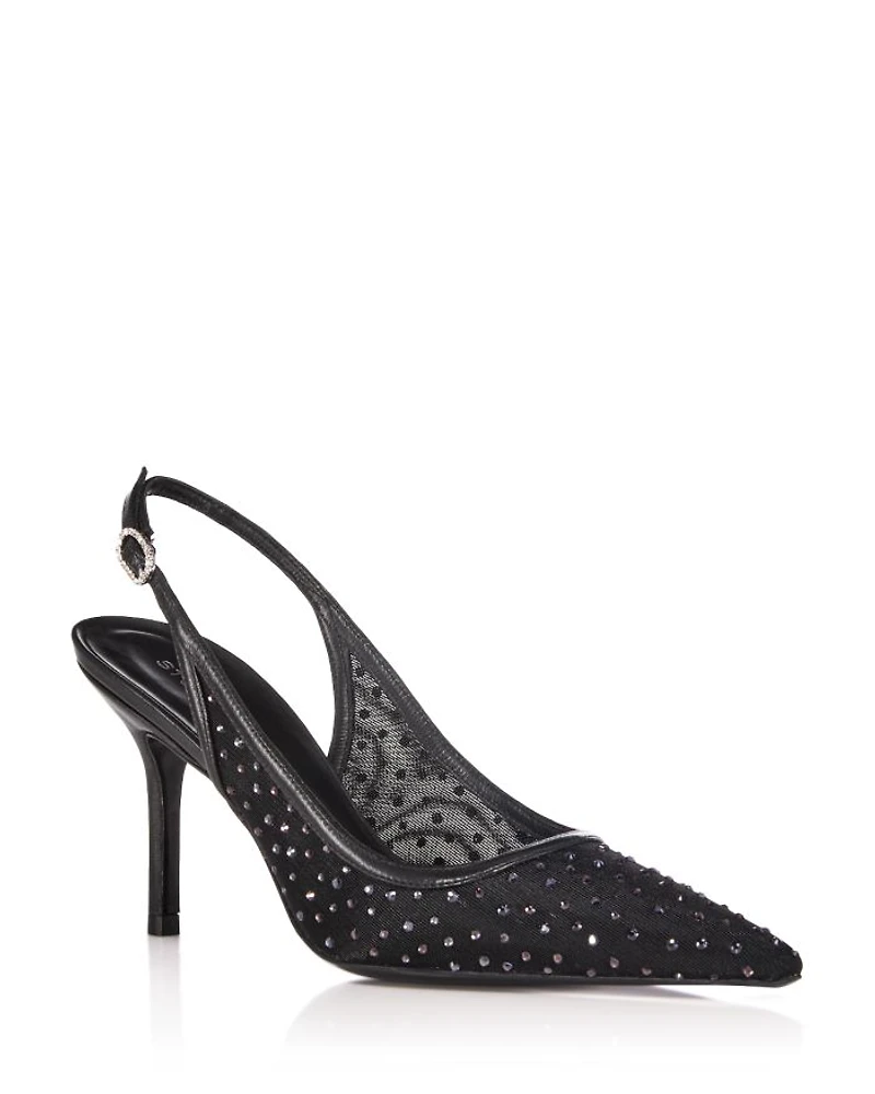 Women's Emilia Mesh 85 Slingback High Heel Pumps