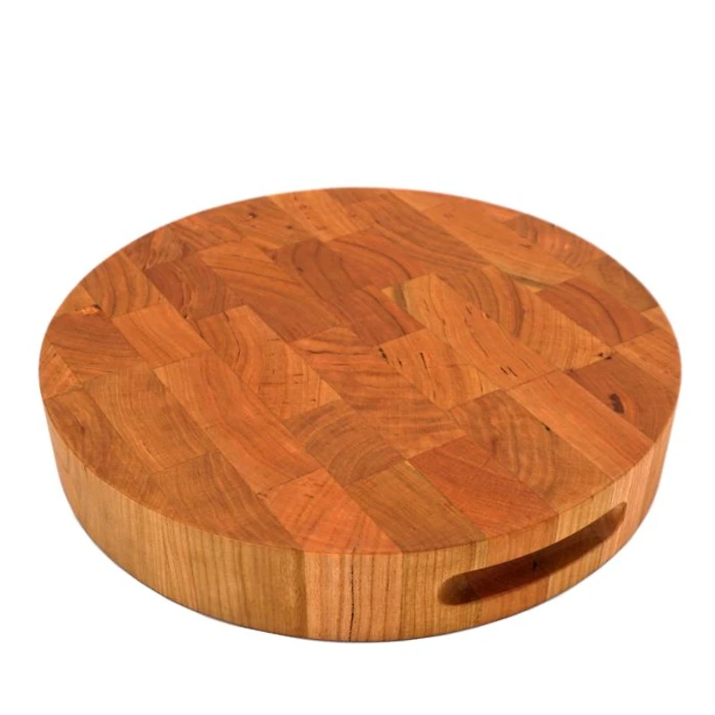 12" Round Cherry End Grain Board