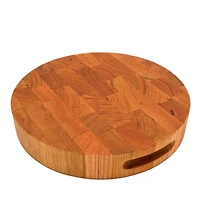 12" Round Cherry End Grain Board