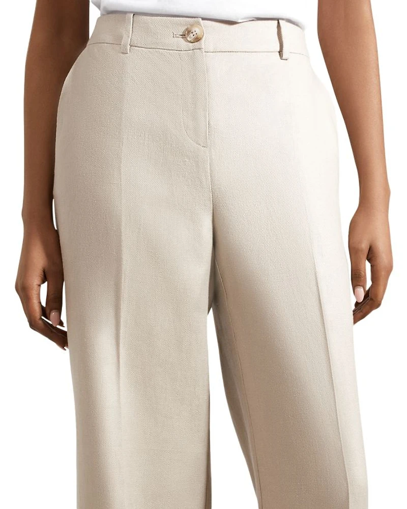 Roberta Linen Wide Leg Pants