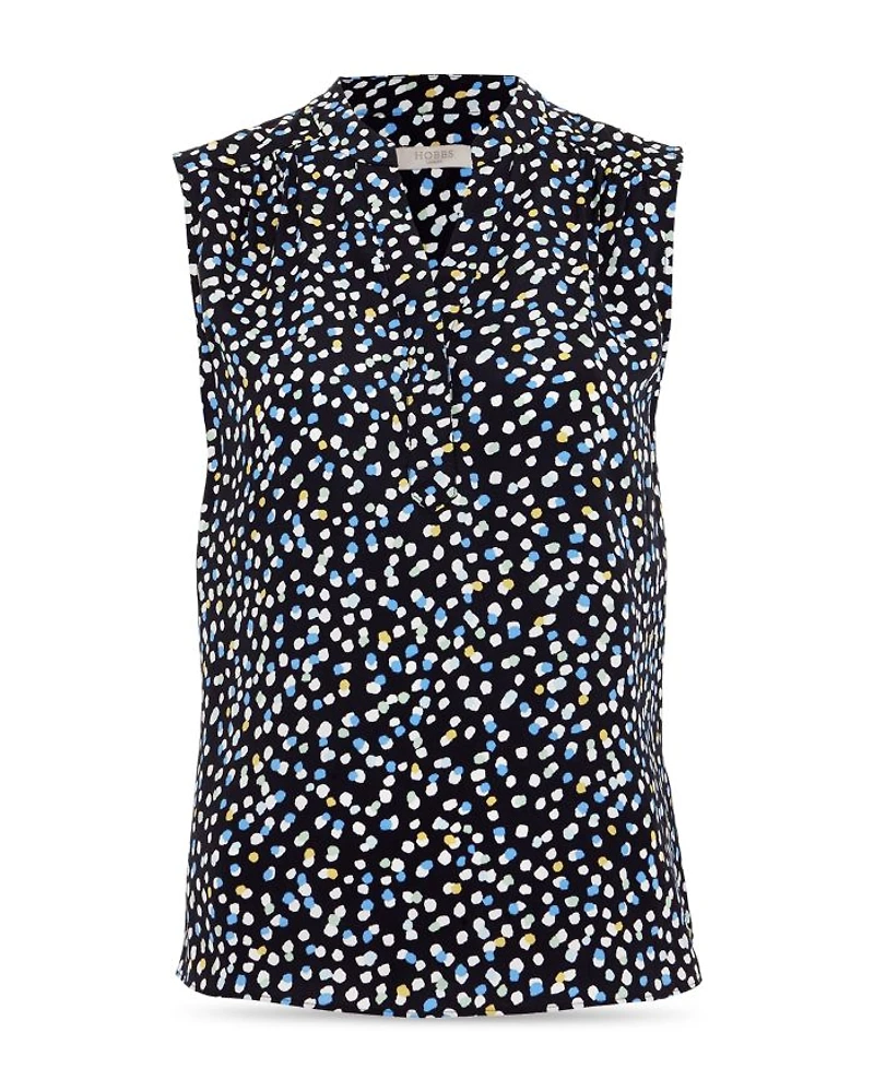 Armelle Split Neck Blouse