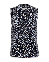 Armelle Split Neck Blouse