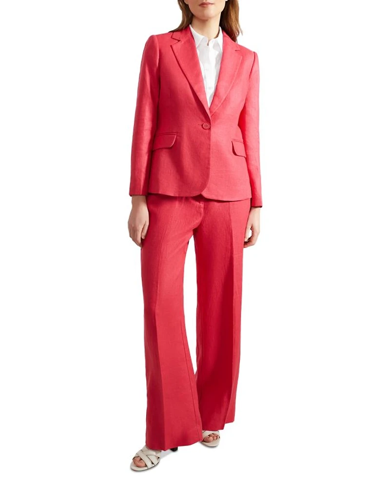 Mirabel Linen Single Breasted Jacket