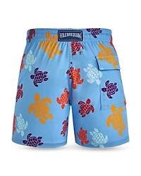 Moorise Tortues Print 5" Swim Trunks