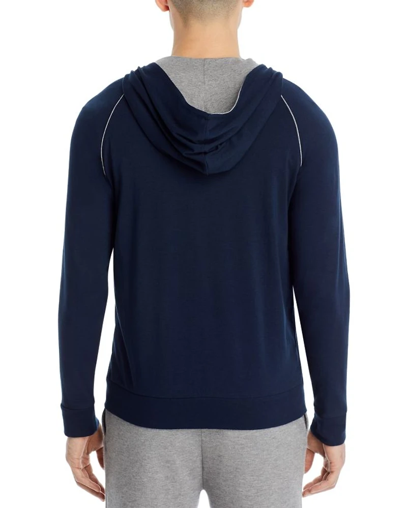 Mix & Match Cotton Blend Full Zip Hooded Jacket