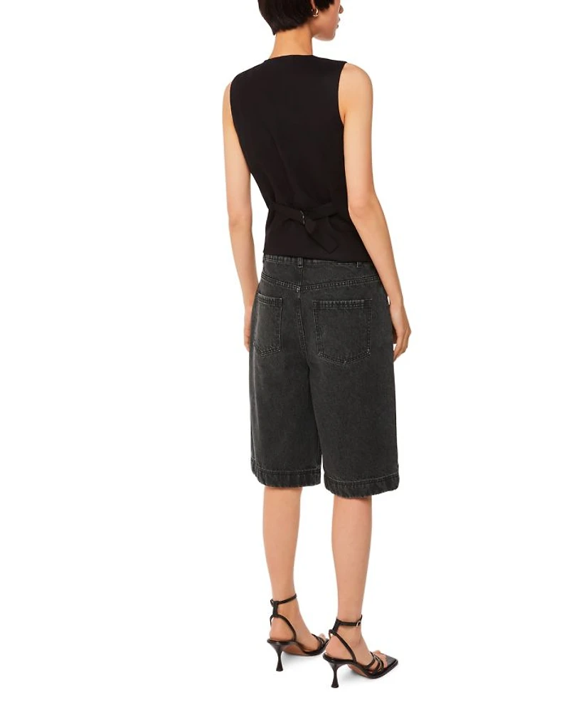 Raya Longline Denim Shorts