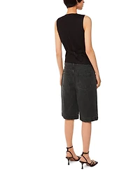 Raya Longline Denim Shorts