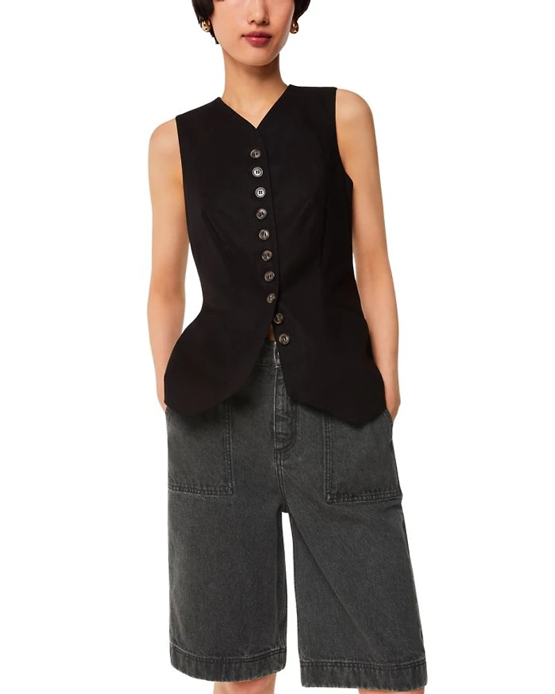 Raya Longline Denim Shorts