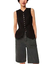 Raya Longline Denim Shorts