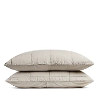 Parachute Linen Box Quilted King Sham, Set of 2