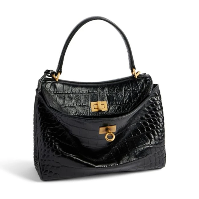 Rodeo Mini Handbag Crocodile Embossed