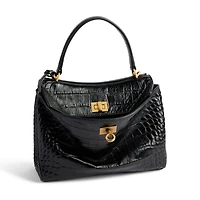Rodeo Mini Handbag Crocodile Embossed