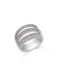 Bloomingdale's Fine Collection Diamond Multi-Row Statement Ring
