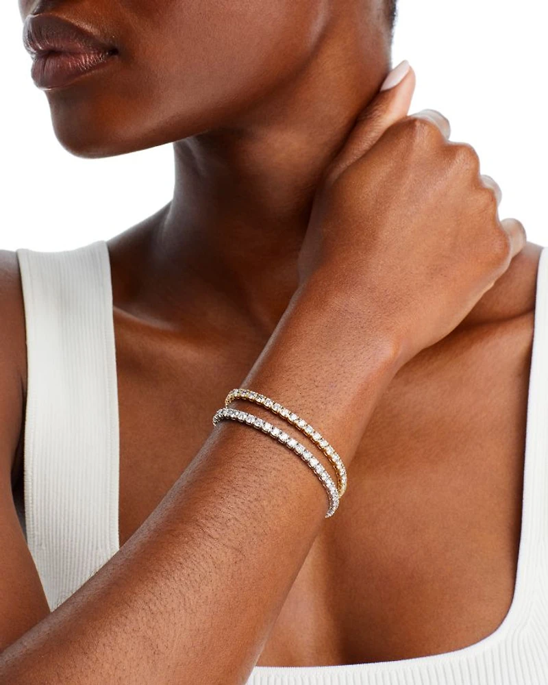 Diamond Tennis Bracelet in 14K Gold, 8.0 tcw