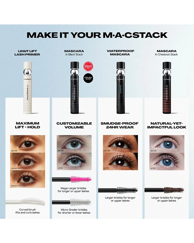 M·A·CStack Micro Brush Mascara Mini