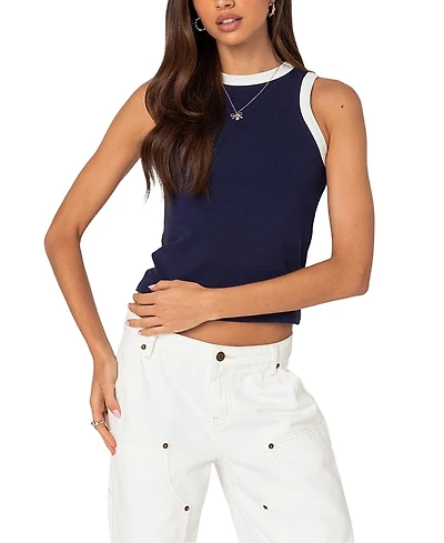 Edikted Tammy Contrast Tank Top