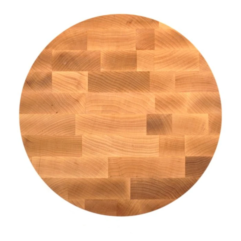 12" Round Maple End Grain Board