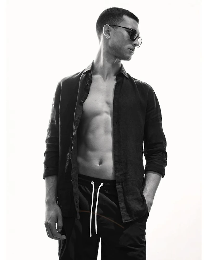 Shore Plain Drawstring Shorts